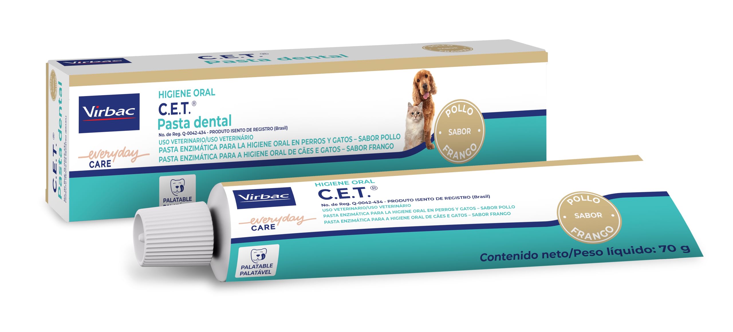 Virbac C.E.T. Kit Saúde Oral Limpeza e Manutenção da Higiene Oral